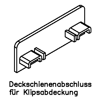 SYPROTECH® DS-Abschluss für Klipsabdeckung