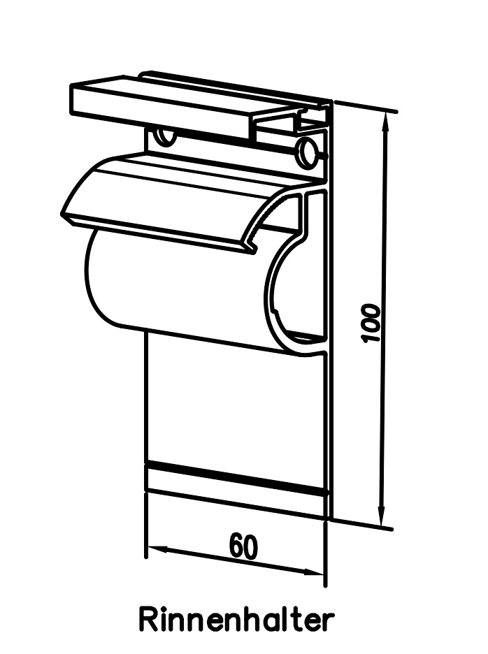 SYPROTECH® Rinnenhalter